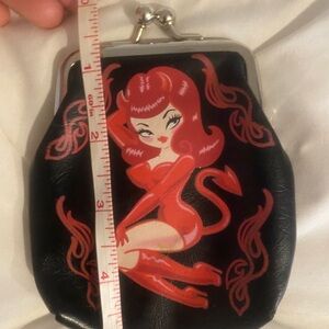 Coin purse vintage pin up style new